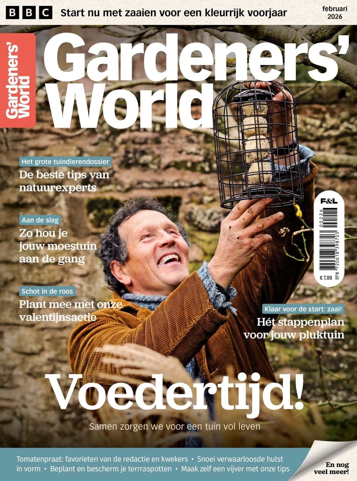 Voedertijd in de tuin!